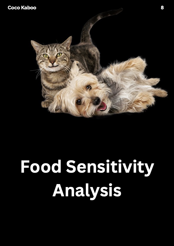 Food Sensitivity Cover Page